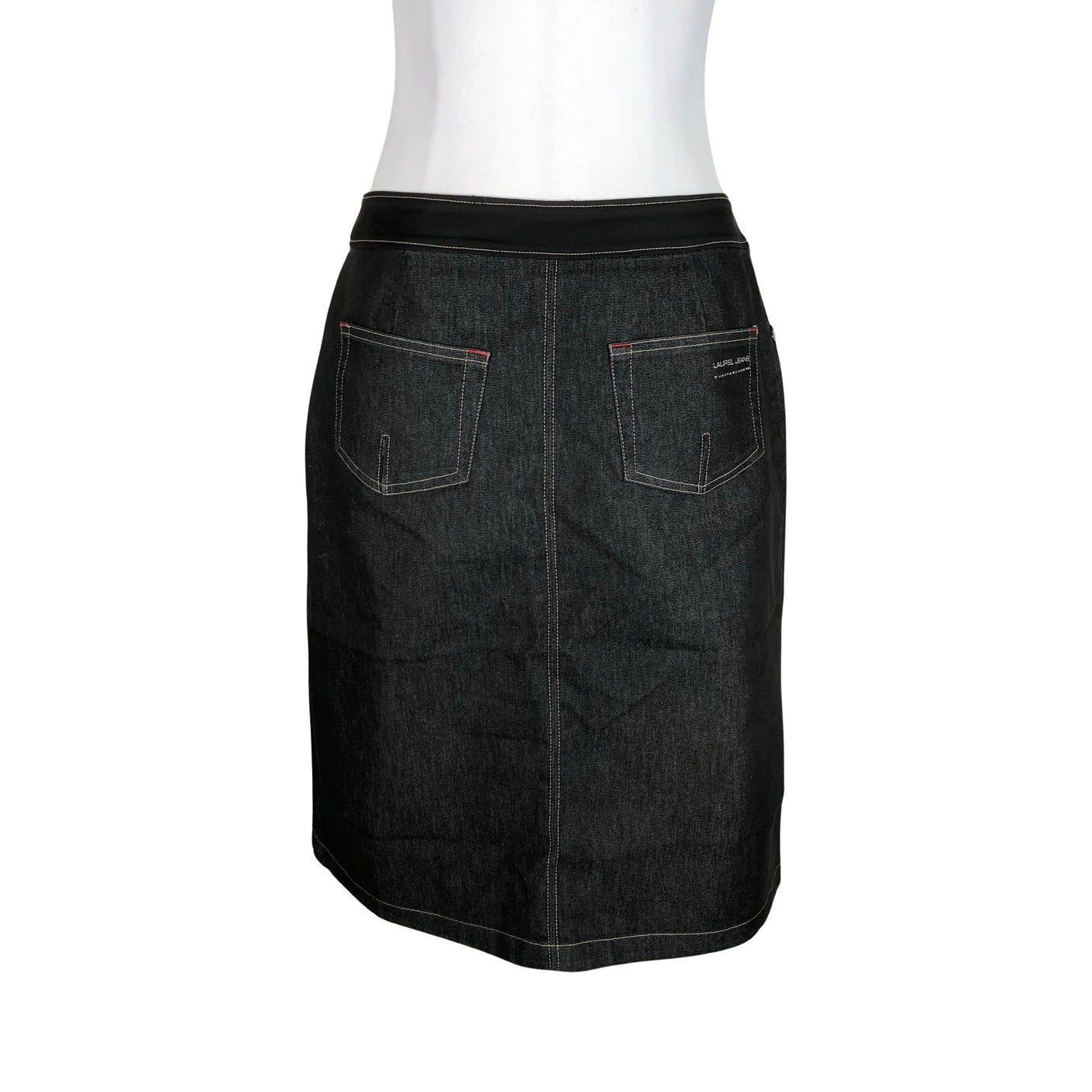 Unisex Laurèl - Denim skirt, size 40 - Black (2)