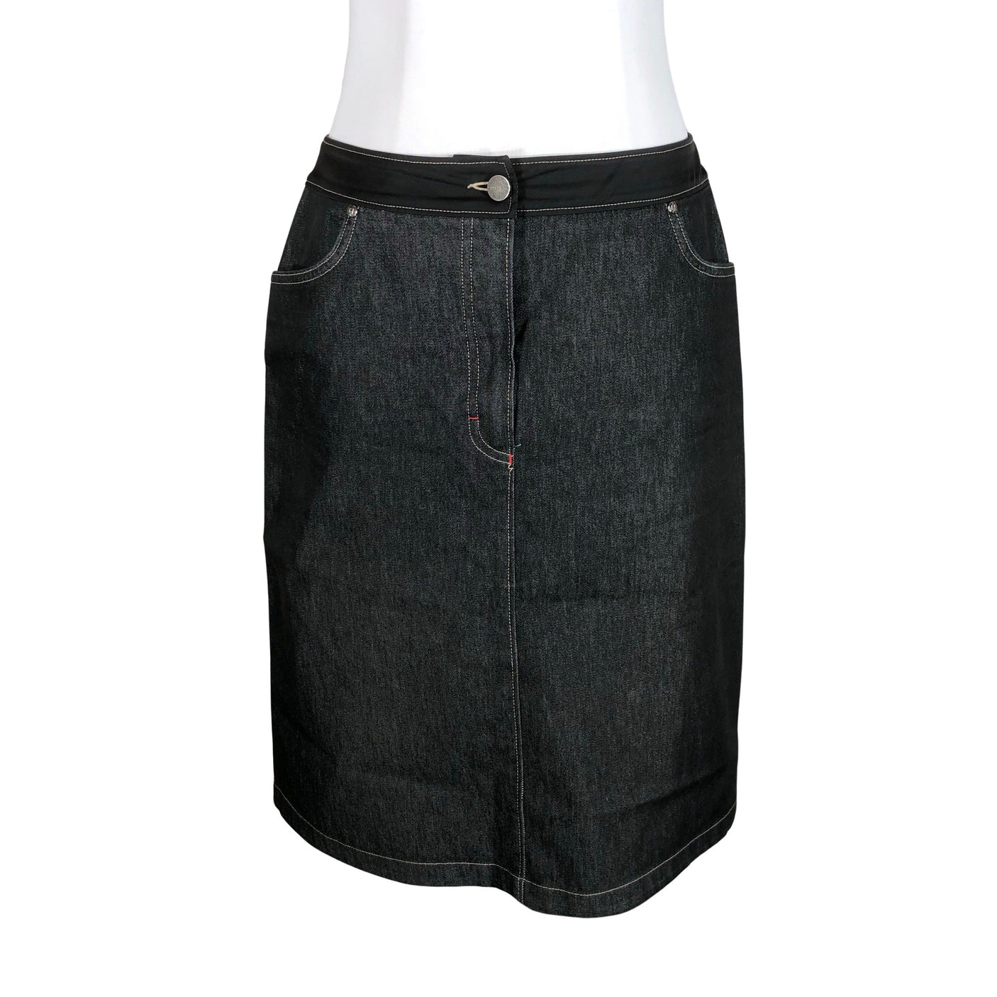 Unisex Laurèl - Denim skirt, size 40 - Black (1)