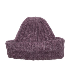 Unisex Handmade - Winter beanie, size 58 - 60 cm - Violet (1)