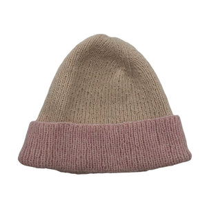 Unisex Handmade - Winter beanie, size 58 - 60 cm - Light pink (1)