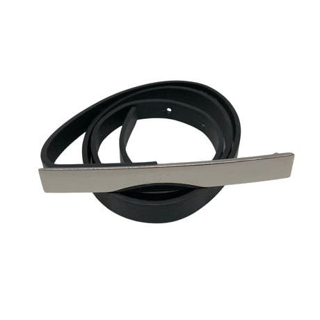 Unisex Even&Odd - Leather belt, size No size - Black ()