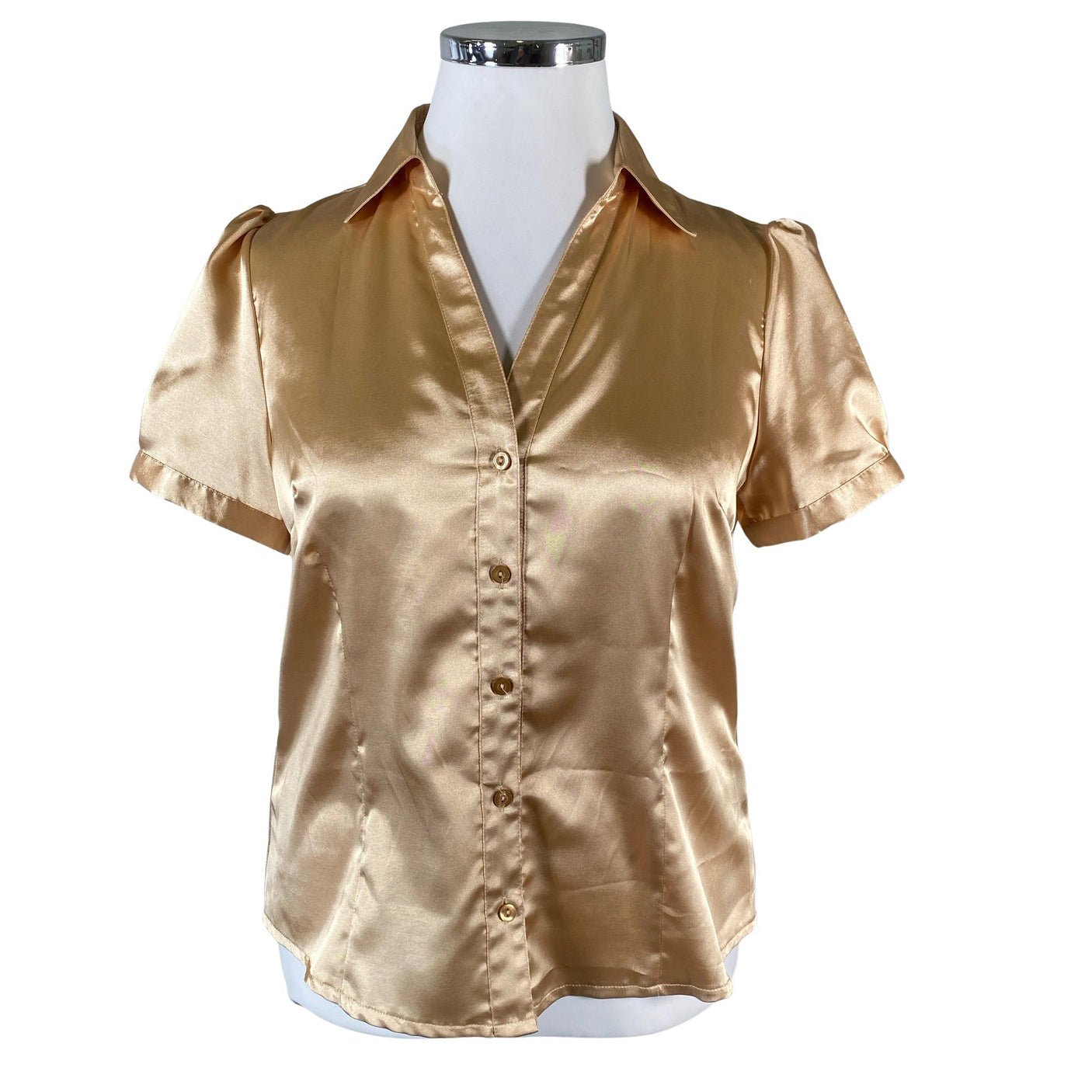 Unisex Merlyn - Short-sleeved blouse, size 42 - Beige (1)