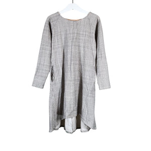 Unisex Papu - Tricot dress, size 134 - 140 - Natural white (1)