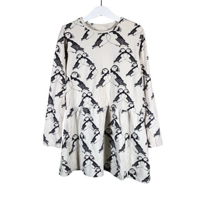 Unisex Iglo+Indi - Tricot dress, size 128 - 134 - Beige (1)