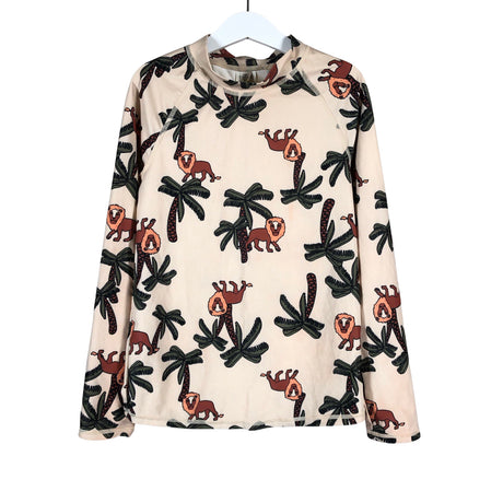 Unisex Lindex - Swim shirt, size 134 - 140 - Beige ()
