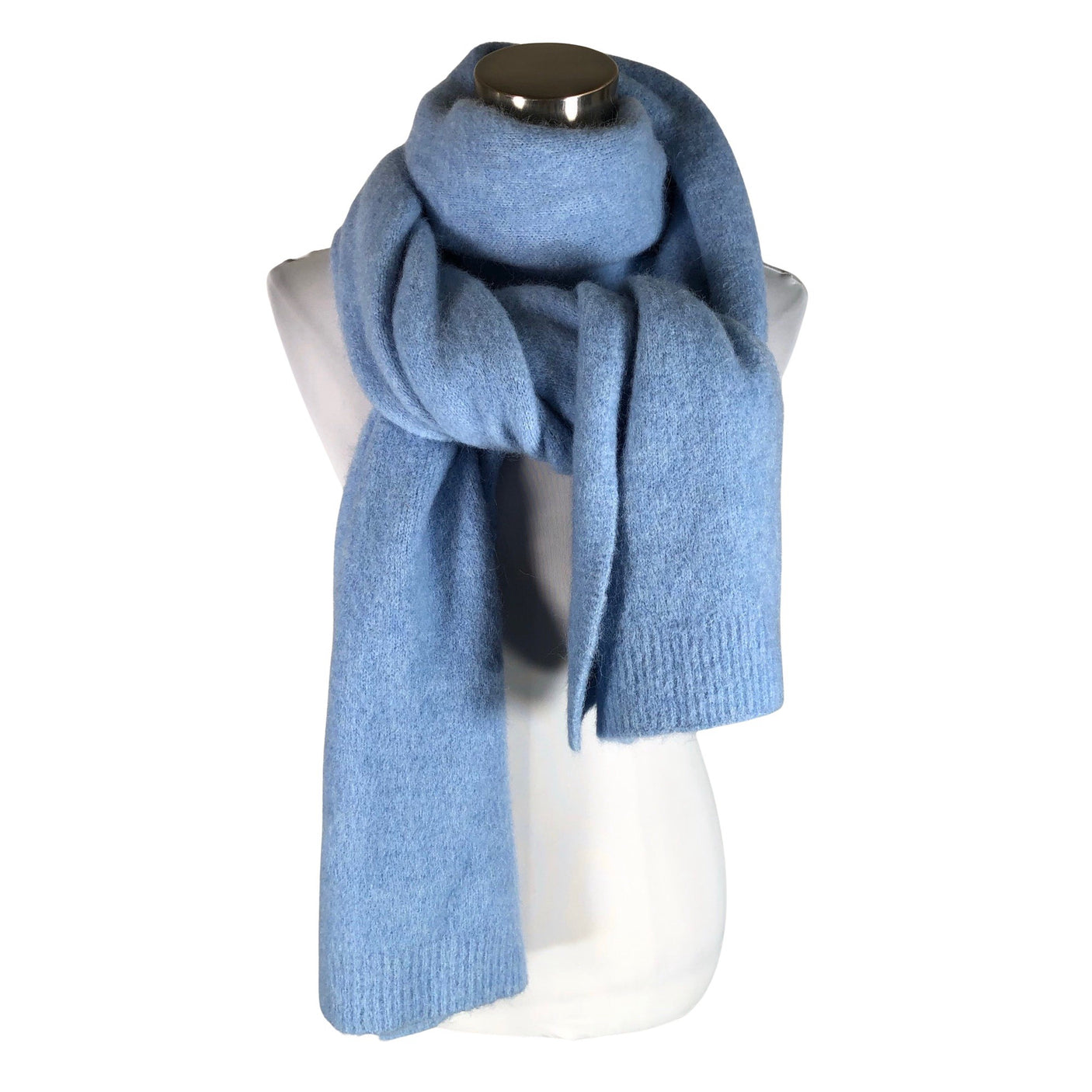 Unisex La Maille Sezane - Scarf, size Maxi - Light blue (1)