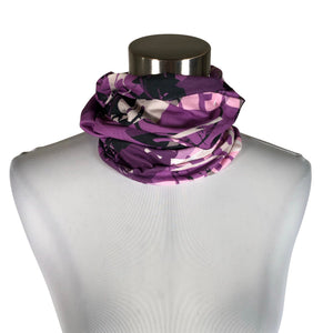 Unisex Buff - Circle scarf, size Mini - Violet (1)