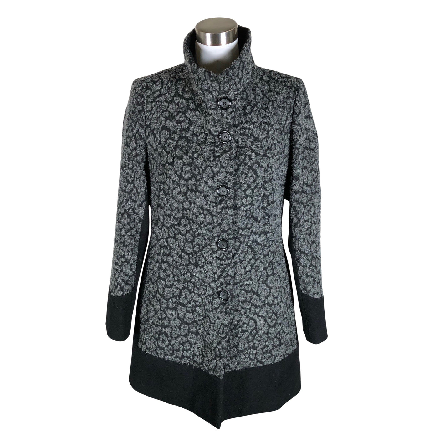 Unisex Barbara Lebek - Wool coat, size 38 - Black (1)