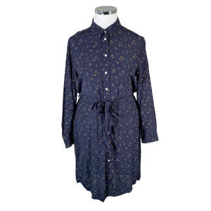 Unisex Gant - Schiffon dress, size 42 - Blue (1)