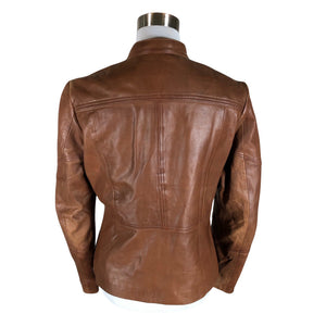 Unisex Noom - Leather jacket, size 40 - Brown (2)