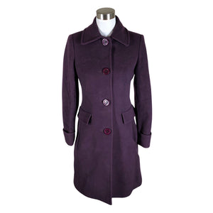 Unisex Ril's - Wool coat, size 34 - Violet (1)