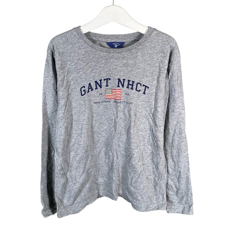 Unisex Gant - Tricot shirt, size 134 - 140 - Gray ()