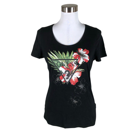 Unisex Guess - T-shirt, size 38 - Black ()