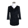 Unisex Your Face - Tricot tunic, size 38 - Black ()