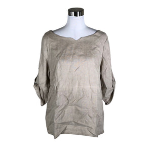 Unisex Bypias - Short-sleeved blouse, size 36 - Beige (1)