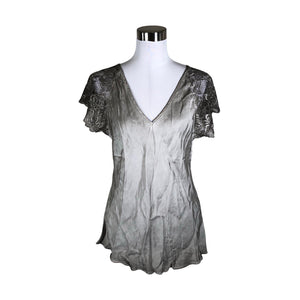 Unisex Bohemiana - Short-sleeved blouse, size 36 - Brown (1)
