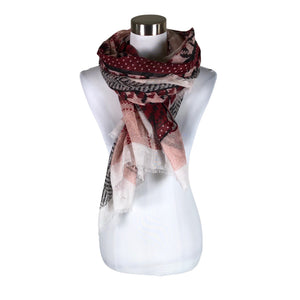 Unisex Gerry Weber - Scarf, size Maxi - Wine red (1)