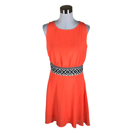 Unisex Morgan - Schiffon dress, size 40 - Red ()
