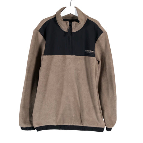 Unisex POMPdeLUX - Fleece shirt, size 146 - 152 - Brown ()