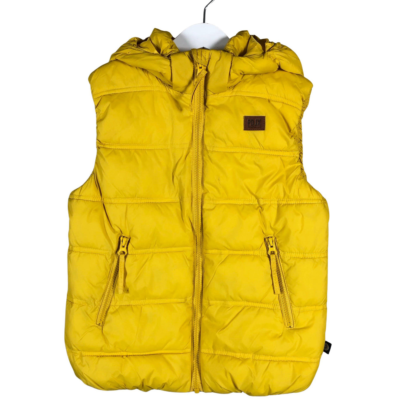 Unisex POMPdeLUX - Winter vest, size 122 - 128 - Yellow (1)