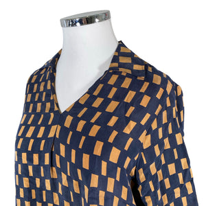 Unisex Marimekko - Schiffon dress, size 44 - Blue (3)