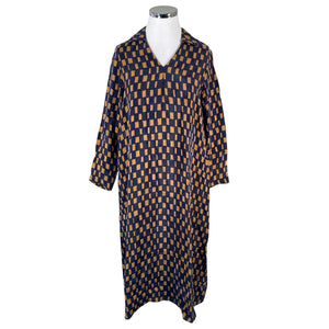 Unisex Marimekko - Schiffon dress, size 44 - Blue (1)