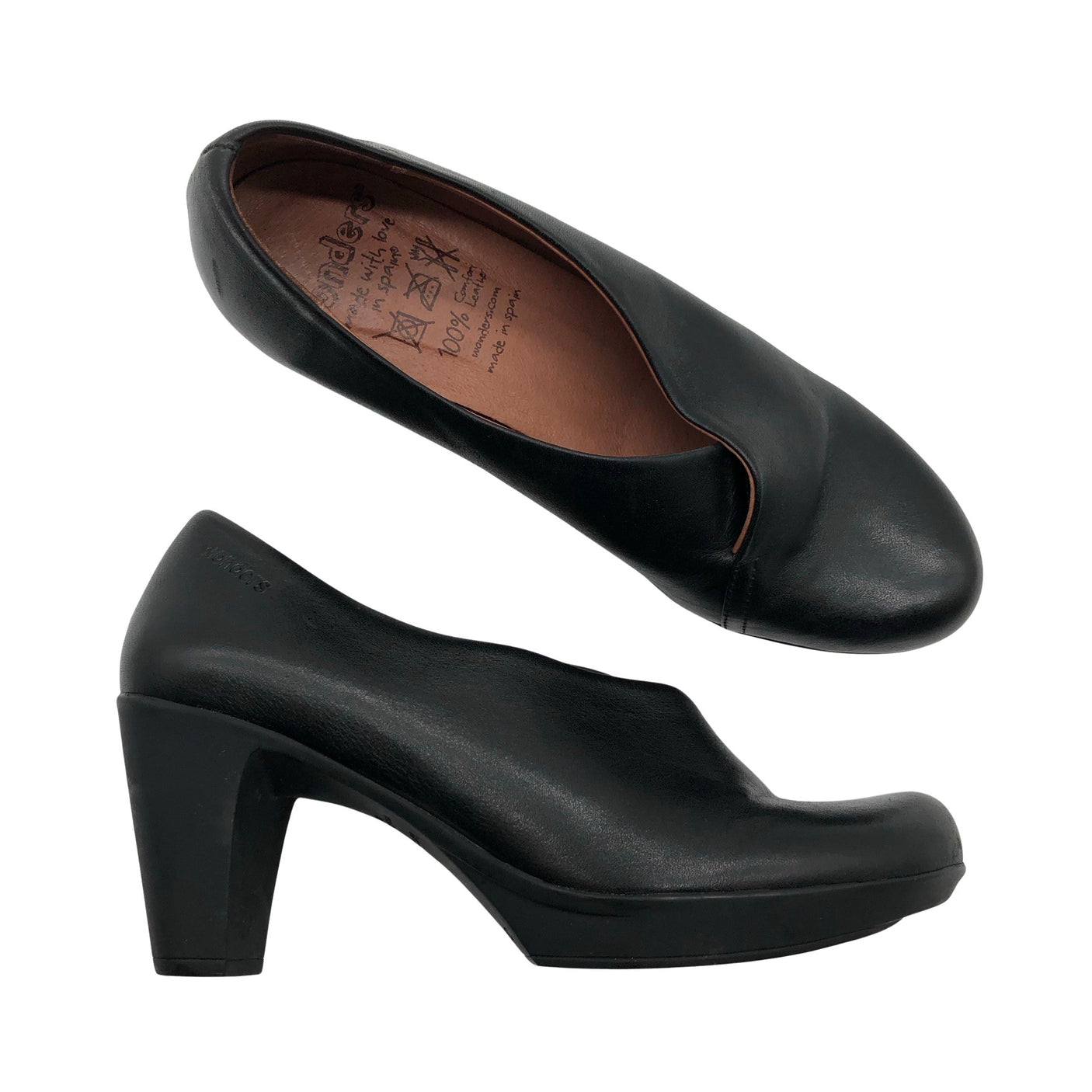 Unisex Wonders - High heels, size 37 - Black (1)