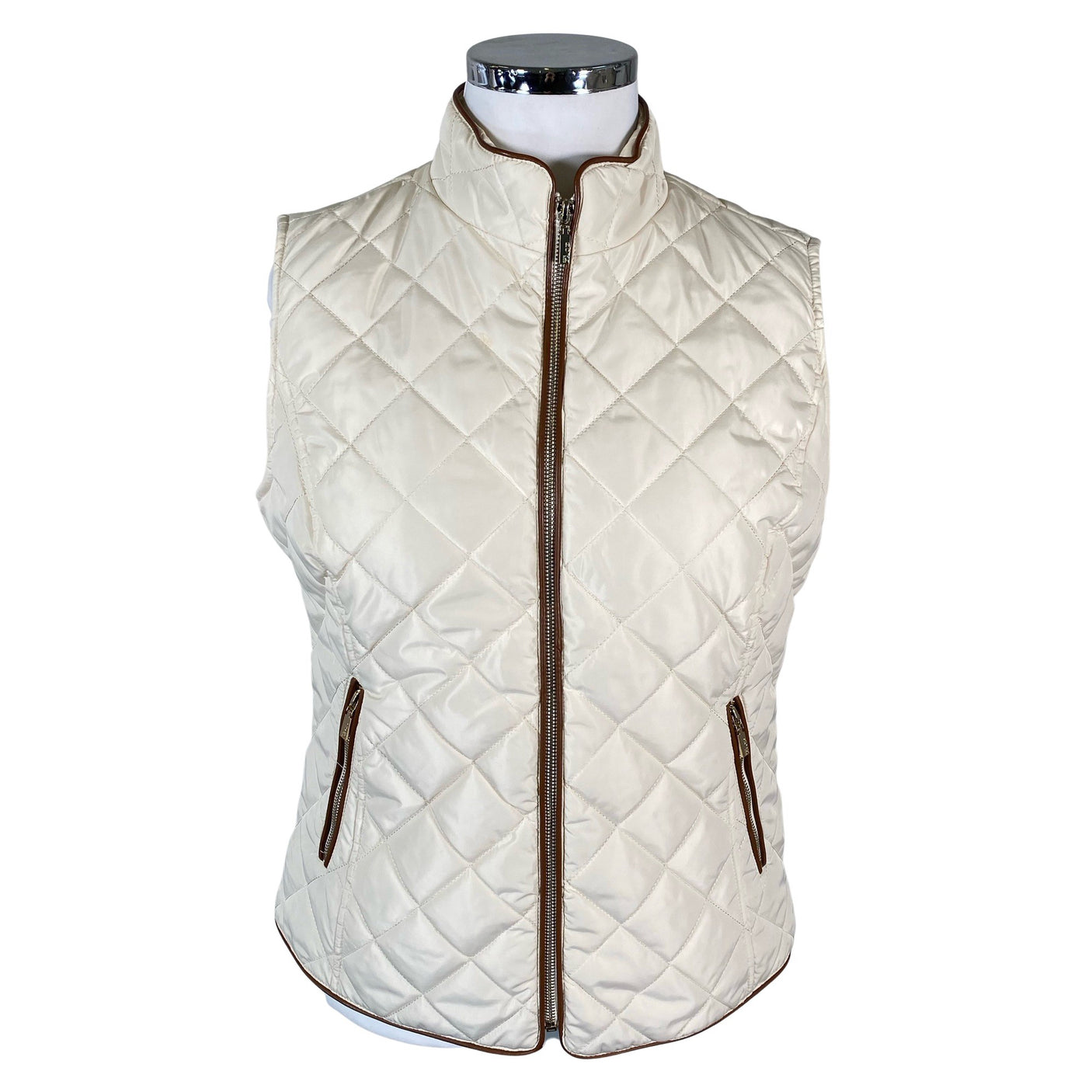 Unisex Your Face - Winter vest, size 42 - Natural white (1)