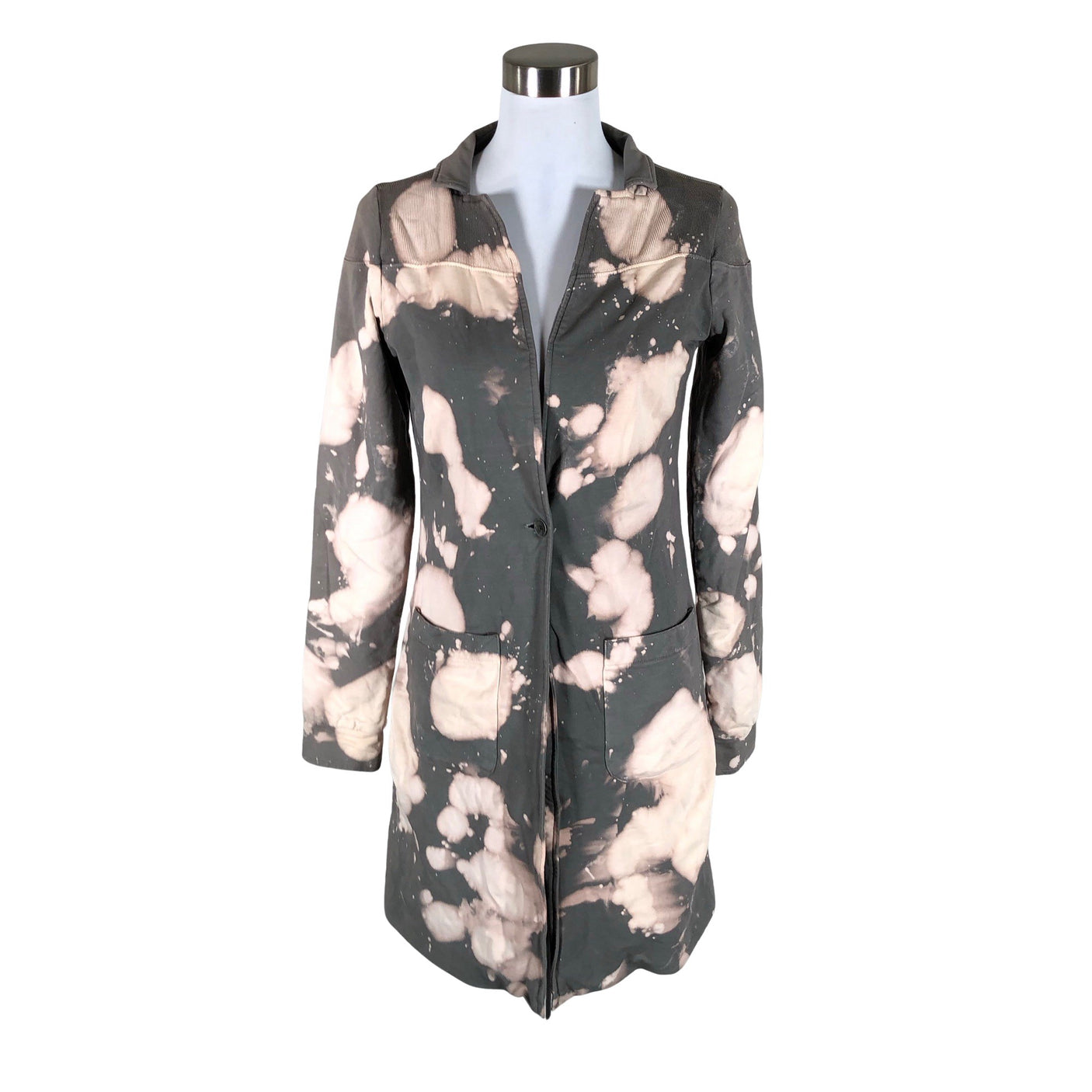 Unisex Nü - Sweat jacket, size 38 - Gray (1)