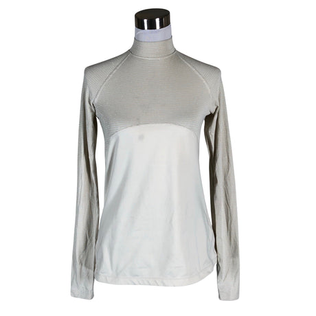 Unisex Nike - Sports shirt, long sleeve, size 38 - Beige ()