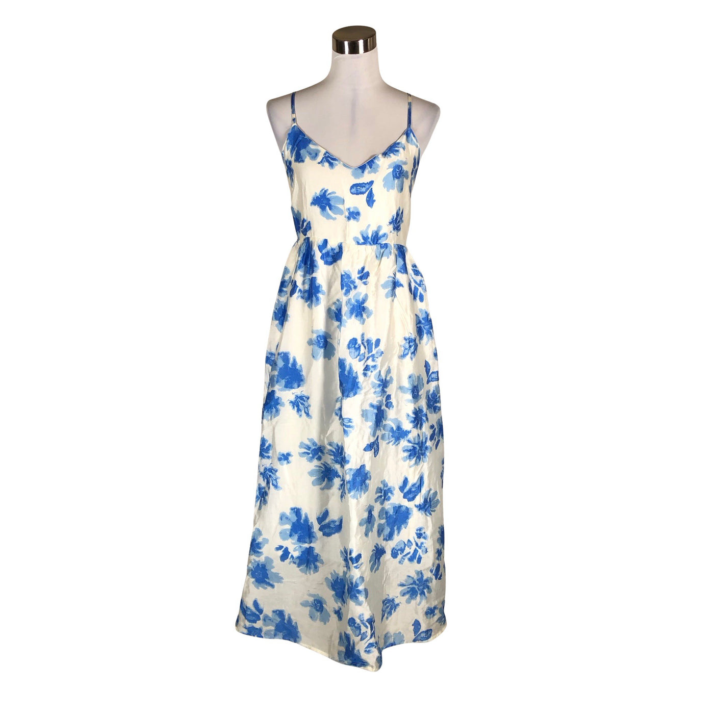 Unisex MSCH Copenhagen - Schiffon dress, size 40 - Natural white (1)