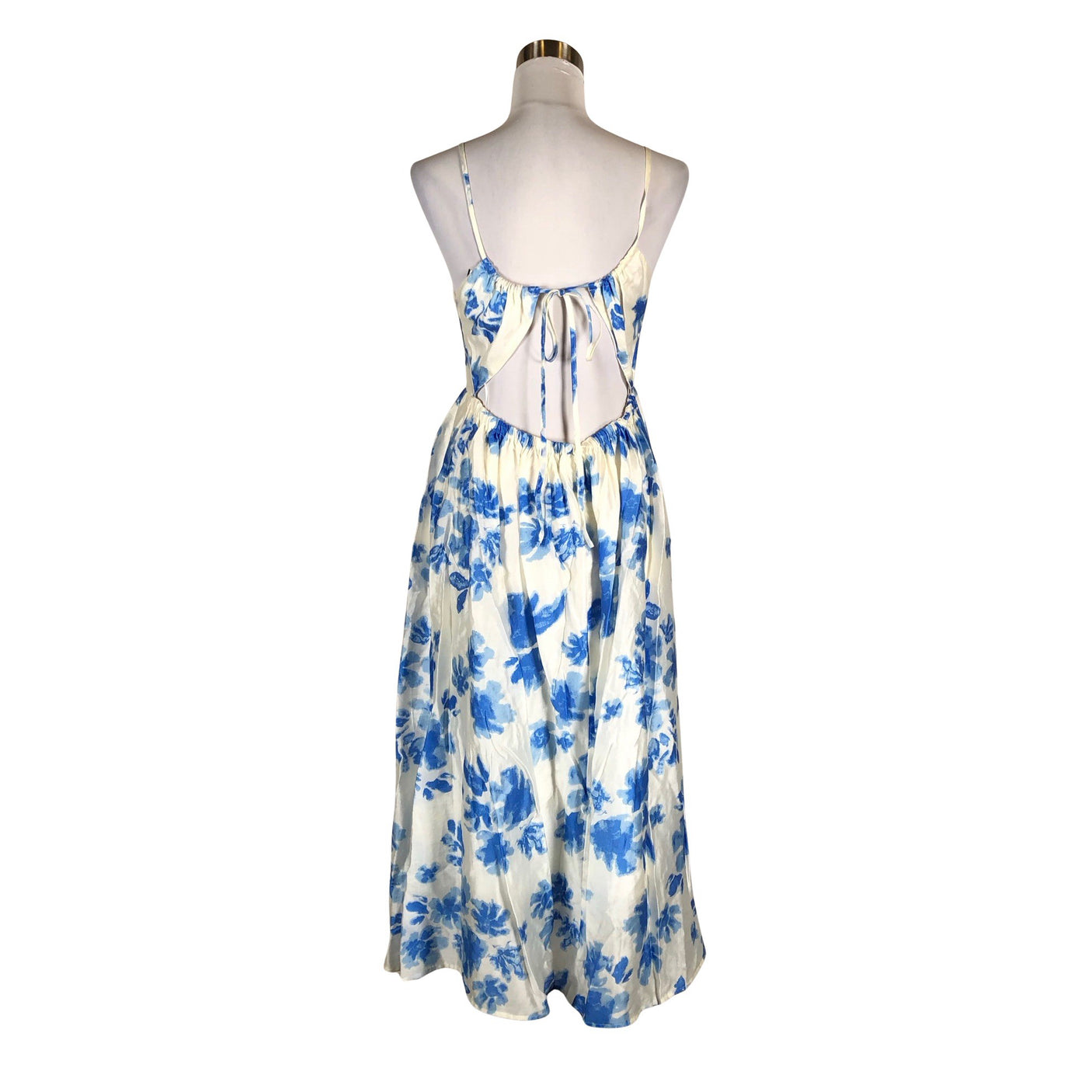 Unisex MSCH Copenhagen - Schiffon dress, size 40 - Natural white (2)