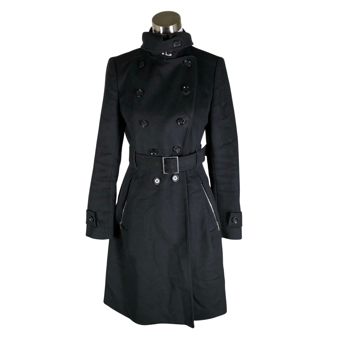Unisex Karen Millen - Wool coat, size 40 - Black (1)