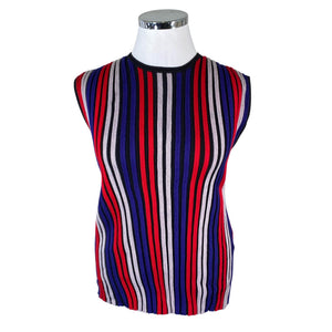 Unisex by Malene Birger - Knit vest, size 42 - Red (1)