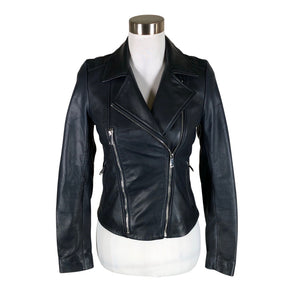 Unisex Andiata - Leather jacket, size 32 - Blue (1)