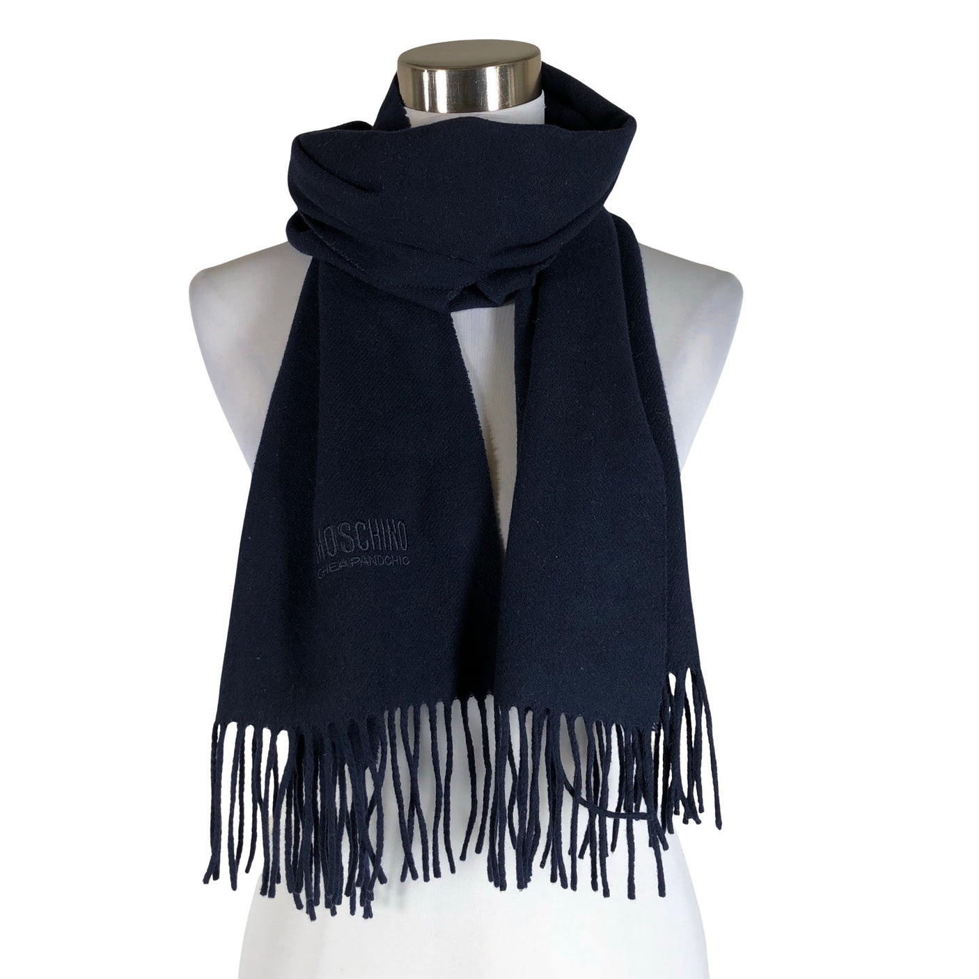 Unisex Moschino Cheap and Chic - Scarf, size Maxi - Blue (1)