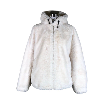 Unisex DKNY - Faux fur coat, size 38 - White ()