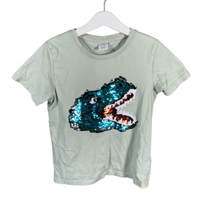 Unisex Lindex - T-shirt, size 122 - 128 - Green (1)