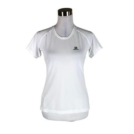 Unisex Salomon - Sports shirt, short sleeve, size 36 - White ()