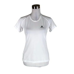 Unisex Salomon - Sports shirt, short sleeve, size 36 - White (1)