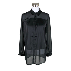 Unisex Comma - Schiffon tunic, size 40 - Black (1)