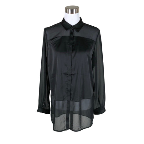 Unisex Comma - Schiffon tunic, size 40 - Black ()