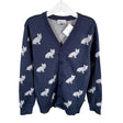 Unisex POMPdeLUX - Cardigan, size 128 - 134 - Blue ()