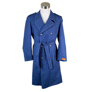 Unisex Suomen Pukutehdas - Trench coat, size S - Blue (1)