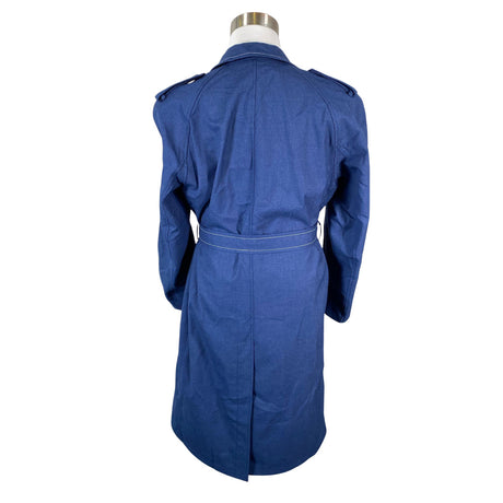 Unisex Suomen Pukutehdas - Trench coat, size S - Blue (2)