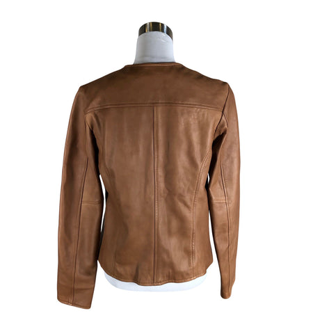 Unisex All Saints - Leather jacket, size 42 - Brown (2)
