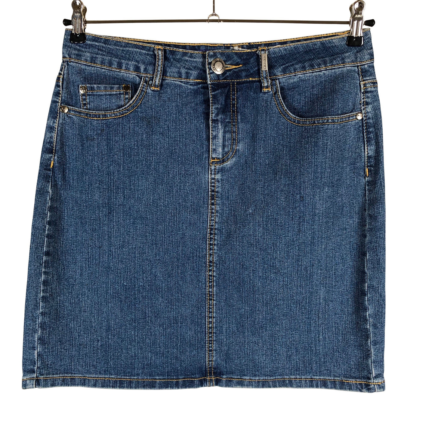 Unisex Naf Naf - Denim skirt, size 38 - Blue (1)
