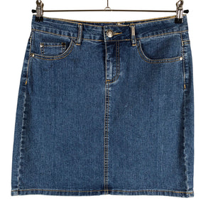 Unisex Naf Naf - Denim skirt, size 38 - Blue (1)