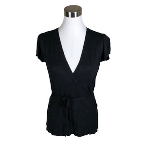 Unisex s.Oliver - Short-sleeved blouse, size 38 - Black (1)