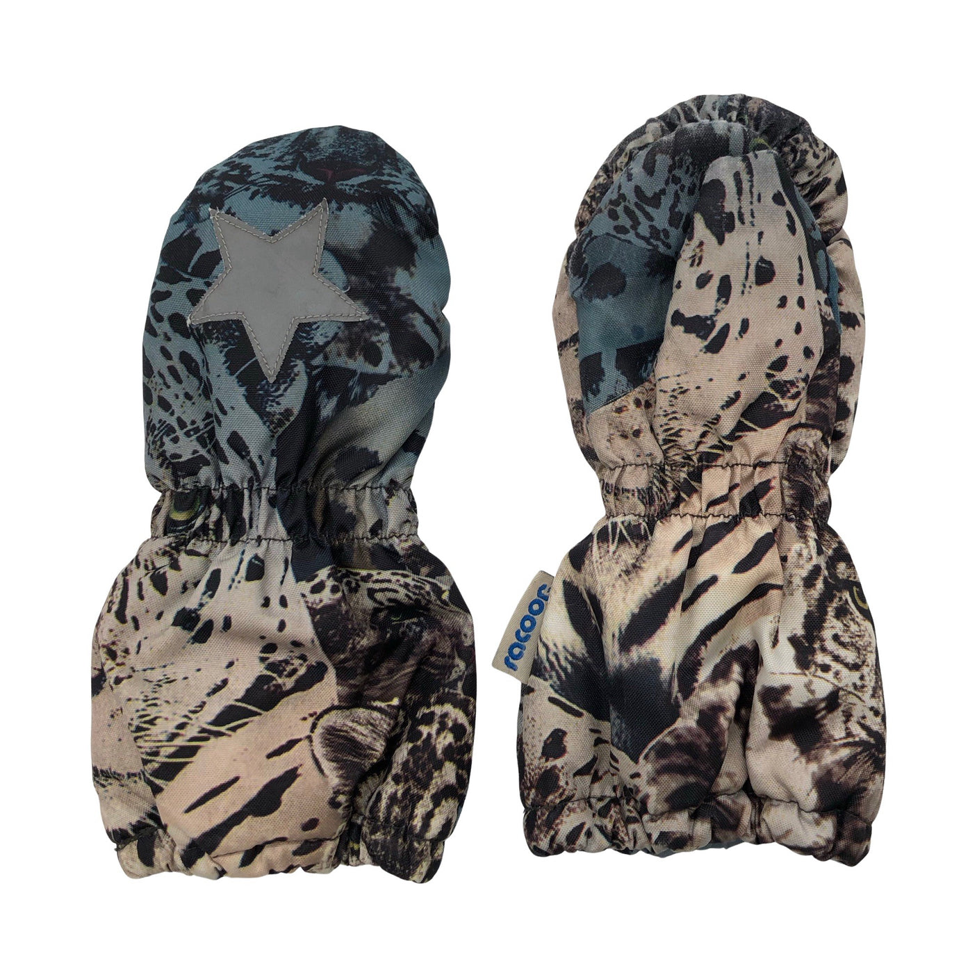 Unisex Racoon - Winter gloves, size 4 - 5 vuotta - Blue (1)